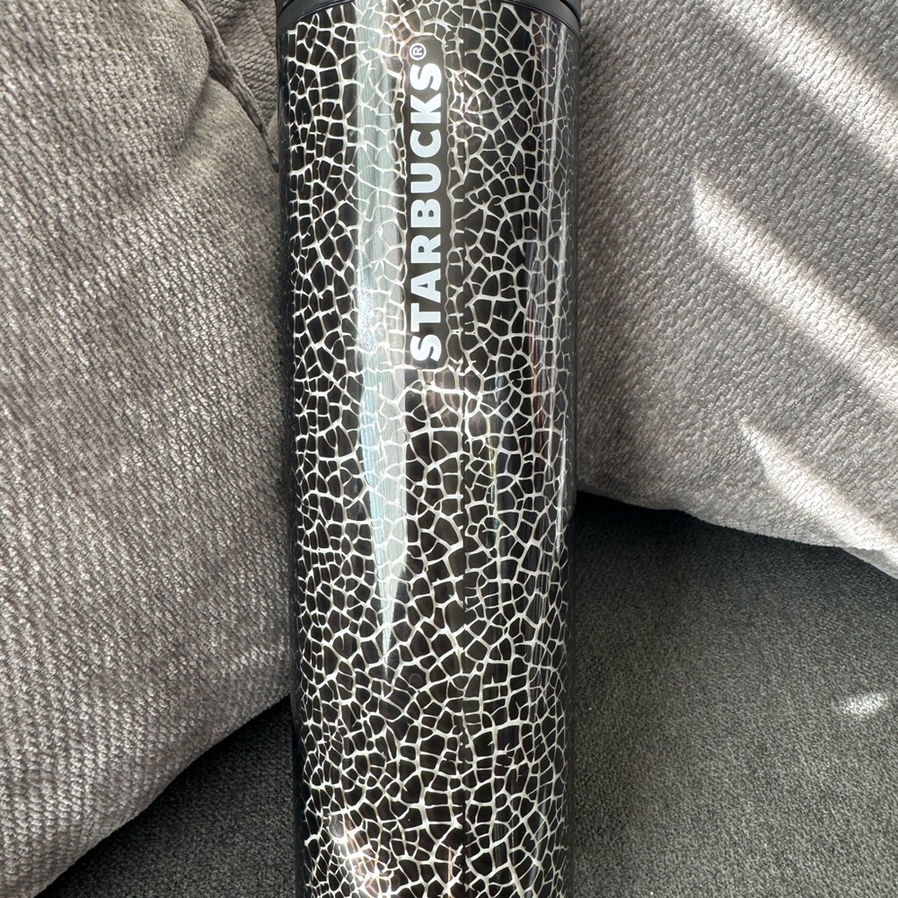 Starbucks Black and White Mosaic Tumbler